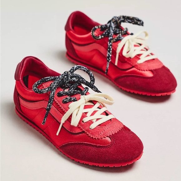 Vans Shoes - Vans Super Lowpro - Satin Crimson